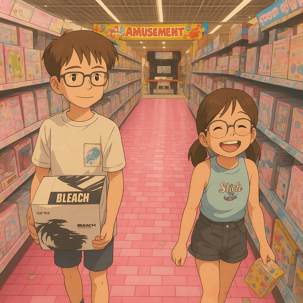 Dexter & Jasmine shopping at Yamada in Osaka