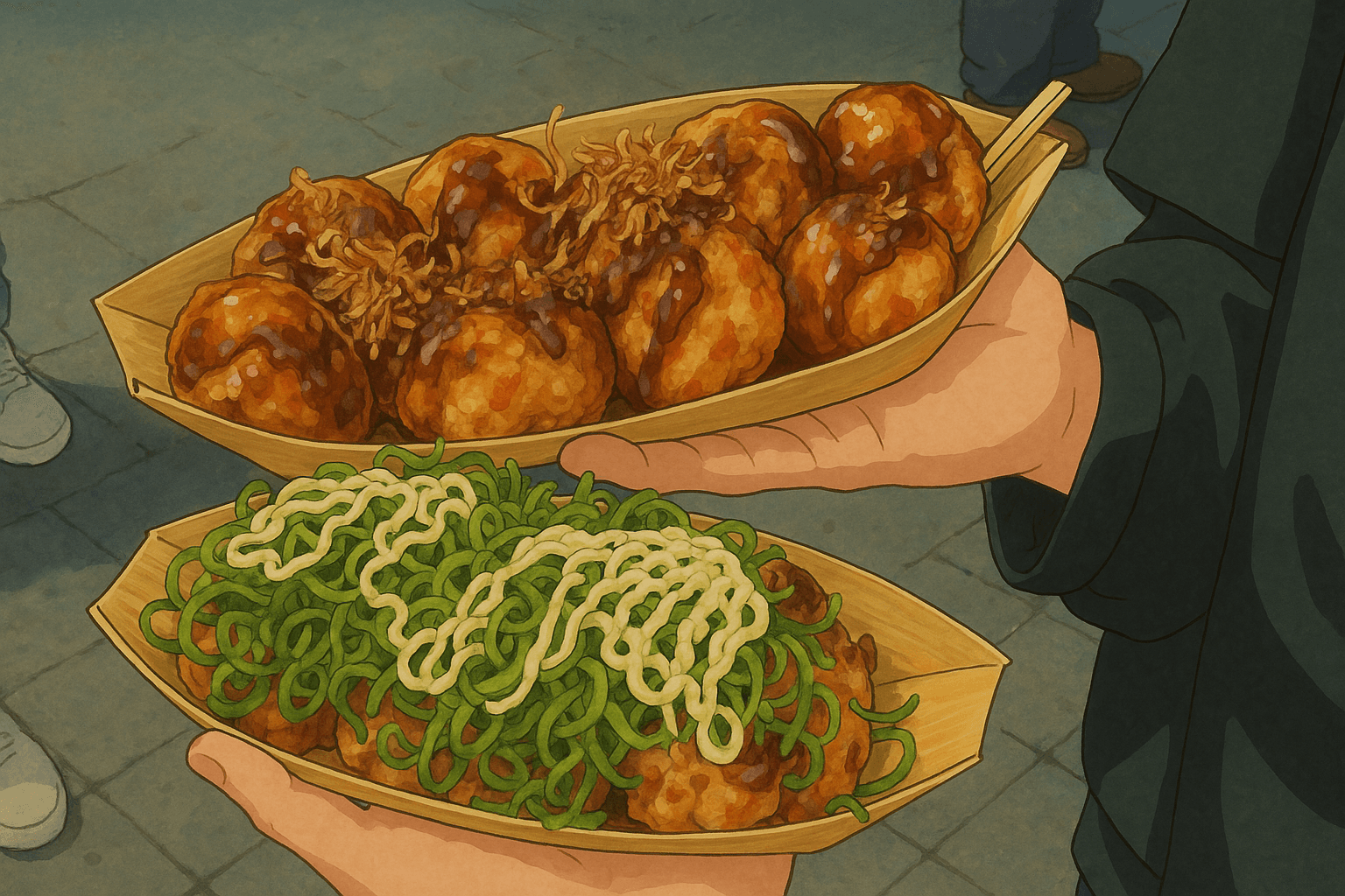 Yummy Takoyaki, 2 flavours