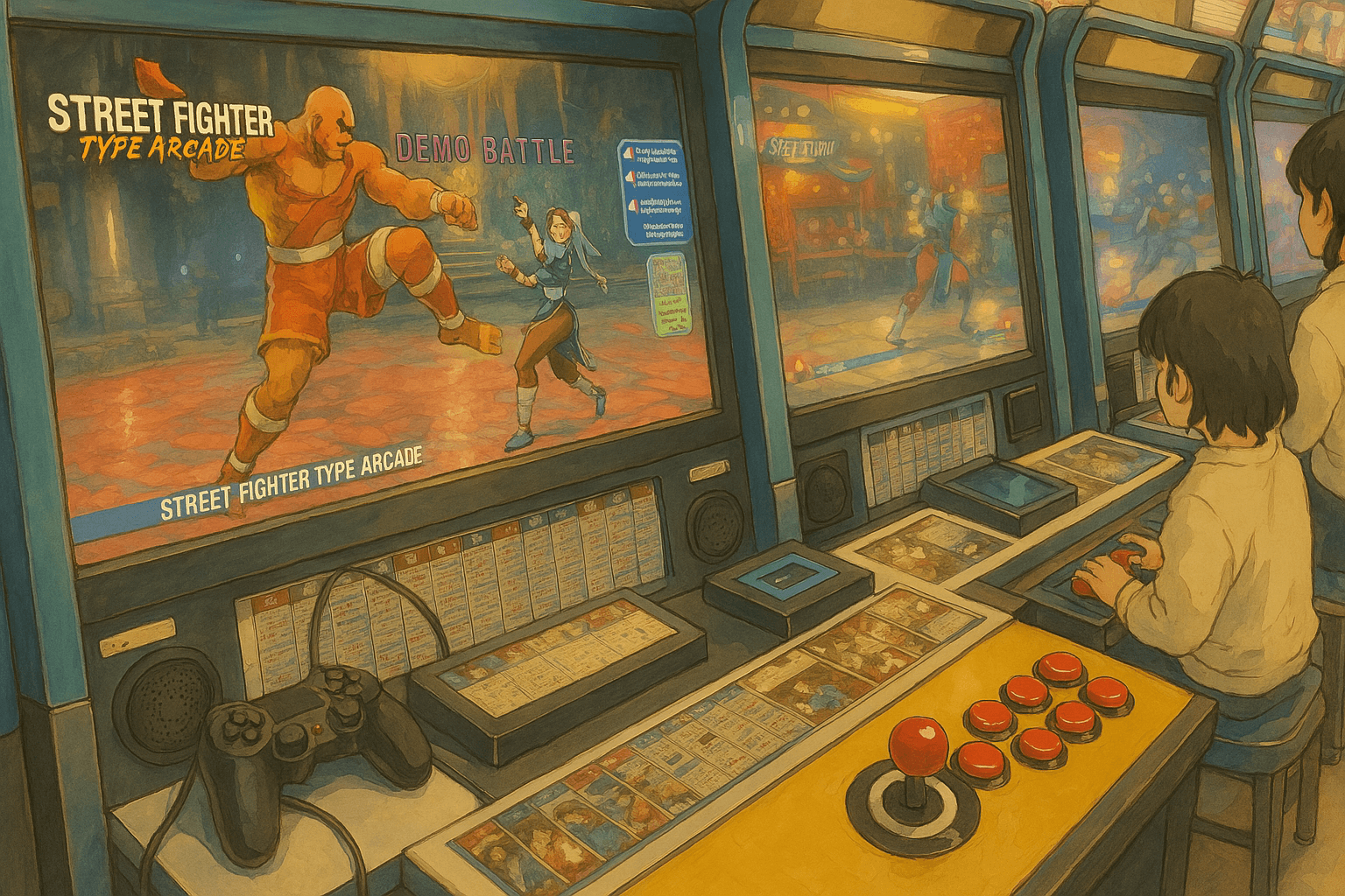 Street Fighter 7 arcade machines